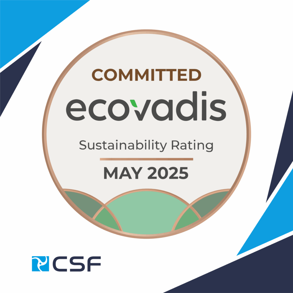 Articolo del blog EcoVadis: CSF ottiene il Committed Badge